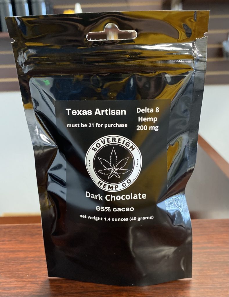 Texas Artisan Delta-8 Dark Chocolate 200mg - BAND OF BROTHERS